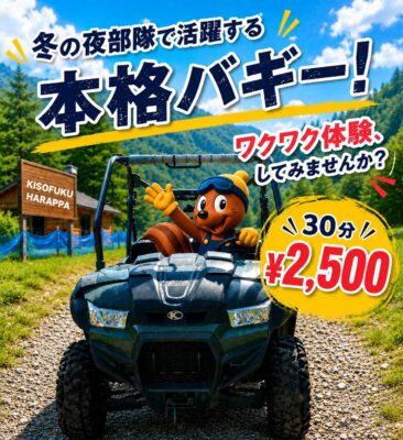 バギー乗車体験スタート