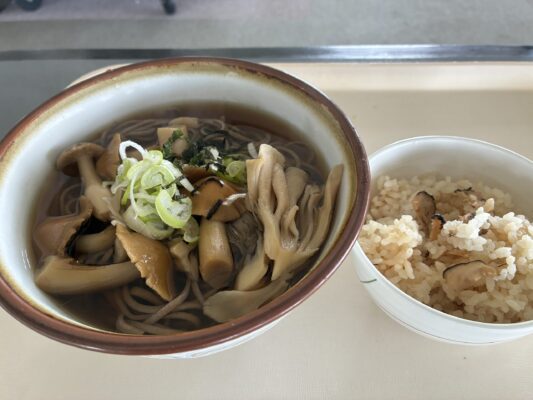 きのこ蕎麦